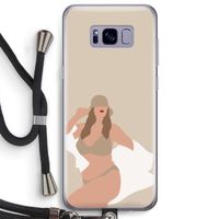 One of a kind: Samsung Galaxy S8 Plus Transparant Hoesje met koord