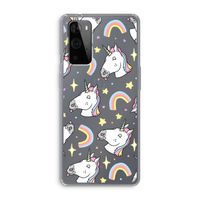 Rainbow Unicorn: OnePlus 9 Pro Transparant Hoesje