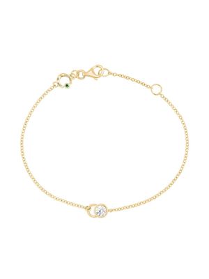 Courbet bracelet CO en or recyclé 18ct serti de diamants créés en laboratoire
