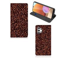 Samsung Galaxy A32 4G | A32 5G Enterprise Editie | Flip Style Cover | Koffiebonen