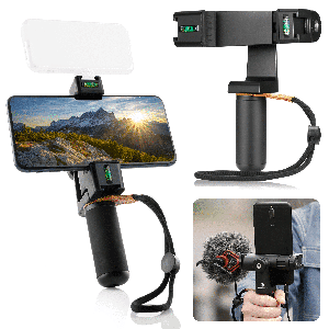 Sevenoak SK-PSC3 360º draaibare telefoonhouder met cold shoe-mount & handvat