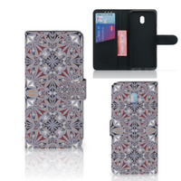 Xiaomi Redmi 8A Bookcase Flower Tiles - thumbnail