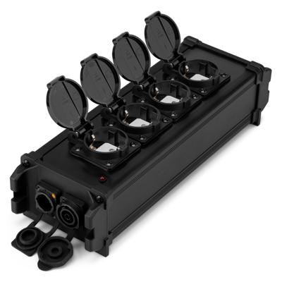 PD-Connex PD-connex PSB45 Power Splitter Box P-Con TR IN/OUT met 4x shuko