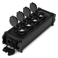 PD-Connex PD-connex PSB45 Power Splitter Box P-Con TR IN/OUT met 4x shuko