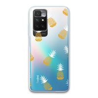 Ananasjes: Xiaomi Redmi 10 Transparant Hoesje