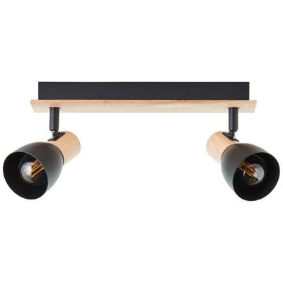 Brilliant PlafondlampDaintree 2-lichts zwart - 99711/76
