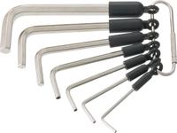 HAZET Set met haakse schroevendraaiers 2100/7R · Binnen-zeskant-profiel · 7-delig · 2 · 2,5 · 3 · 4 · 5 · 6 · 8