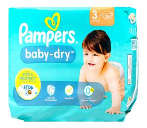 Pampers Pampers Baby Dry Gr.3 6-10 kg 34 Stk.