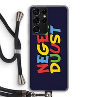90's One: Samsung Galaxy S21 Ultra Transparant Hoesje met koord