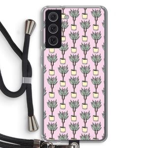 Boompje: Samsung Galaxy S21 FE Transparant Hoesje met koord