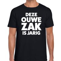 Deze ouwe ZAK is jarig cadeau t-shirt zwart heren - thumbnail