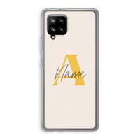 Amber Script: Samsung Galaxy A42 5G Transparant Hoesje