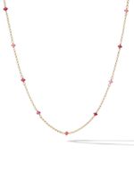 David Yurman collier en or jaune 18ct serti de rubis