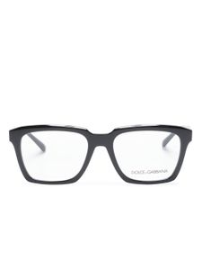 Dolce & Gabbana Eyewear lunettes de vue à monture carrée DG5104 - Noir