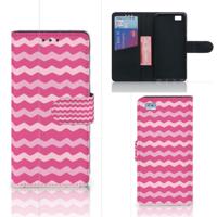 Huawei Ascend P8 Lite | Telefoon Hoesje | Waves Pink