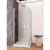 Douchecabine Lacus Giglio Evo 1 Klapdeur Helder Glas Chroom (alle maten)