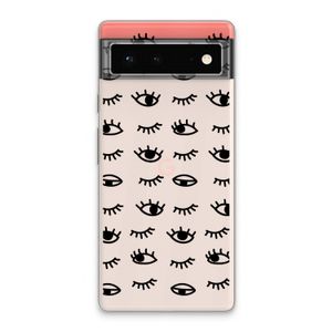 Eye pattern #2: Google Pixel 6 Transparant Hoesje