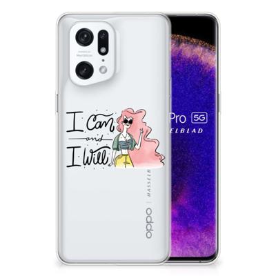 OPPO Find X5 Pro Telefoonhoesje met Naam i Can OPPO Find X5 Pro Telefoonhoesje met Naam i Can
