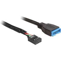 DeLOCK USB 2.0 intern > USB 3.0 adapter 0,45 meter - thumbnail