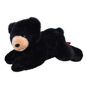 Pluche knuffel dieren Eco-kins zwarte beer van 22 cm   -