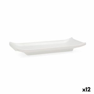 Dienblad Quid Select Sushi Wit Plastic 22,4 x 9,5 x 3 cm (12 Stuks)