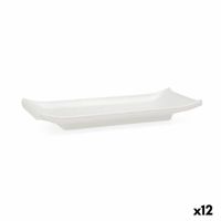 Dienblad Quid Select Sushi Wit Plastic 22,4 x 9,5 x 3 cm (12 Stuks) - thumbnail