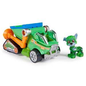 Spin Master PAW Patrol: The Mighty Movie, Rocky's Mighty Movie Recycling Truck speelgoedvoertuig