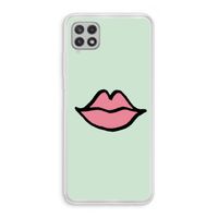 Kusje: Samsung Galaxy A22 4G Transparant Hoesje