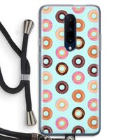 Donuts: OnePlus 7 Pro Transparant Hoesje met koord
