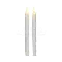 LED Dinerkaars 26cm Wit 2st