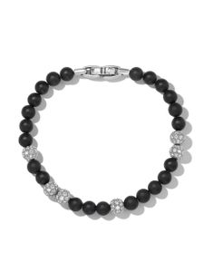 David Yurman bracelet Spiritual Beads en argent sterling (6 mm)