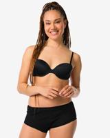 HEMA Damesslips katoen - 2 stuks zwart (zwart)