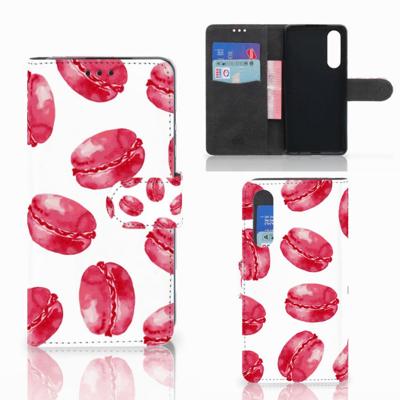 Huawei P30 | Book Cover | Pink Macarons