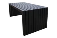 Fonteyn | Tuintafel Aluminium 200 x 92 cm | Zwart - thumbnail