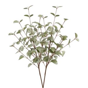 Kunstbloem Eucalyptus tak Silk - 2x - 72 cm - groen - losse steel - Kunst zijdebloemen