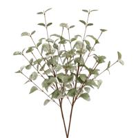 Kunstbloem Eucalyptus tak Silk - 2x - 72 cm - groen - losse steel - Kunst zijdebloemen - thumbnail