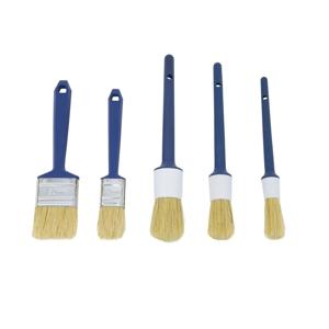 Verfkwasten - 5 delig - voor water-acrylverf - 10-14-18 mm - Schilderen - plat en rond