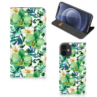 iPhone 12 Mini Smart Cover Orchidee Groen