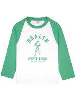 Sporty & Rich NY Running Club long-sleeve T-shirt - Blanc - thumbnail