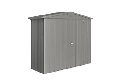 Biohort Metalen tuinhuis Europa 2A 244x84x203 cm- Zadeldak- Metaal- Biohort