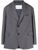 The Frankie Shop blazer ample à simple boutonnage - Gris