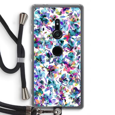 Hibiscus Flowers: Sony Xperia XZ2 Transparant Hoesje met koord