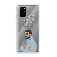 Hotline bling: Samsung Galaxy S20 Plus Transparant Hoesje
