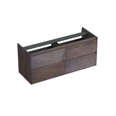 Onderkast Forzalaqua Reno 140x51x60 cm 4 Lades Softclose Eiken Charcoal Forzalaqua