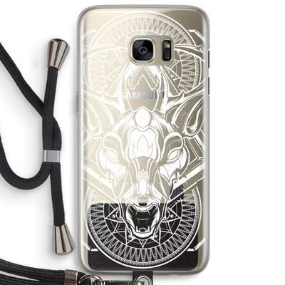 Oh Deer: Samsung Galaxy S7 Edge Transparant Hoesje met koord