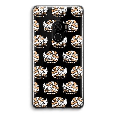 Slapende poes: Xiaomi Mi Mix 2 Transparant Hoesje