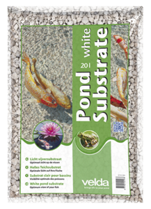 Velda Pond Substrate White 13kg/20l - Essentiële Mineralen voor Klarere Vijvers