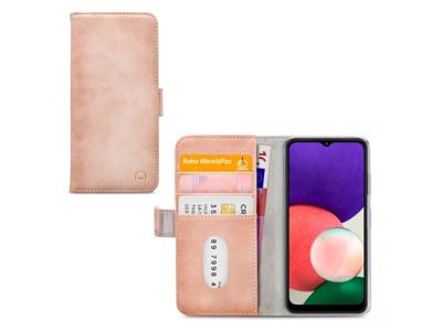 Mobilize Mobilize Elite Gelly Wallet Book Case Samsung Galaxy A22 5G Soft Pink