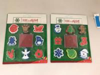 Stamp Set Xmas 9Pcs Inc.Inkpad - Nampook