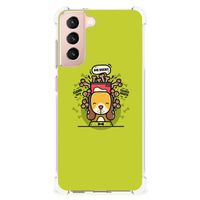 Samsung Galaxy S21 FE Stevig Bumper Hoesje Doggy Biscuit - thumbnail